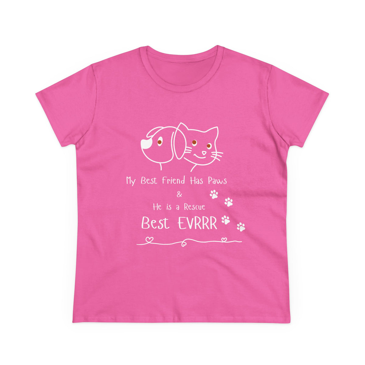 Paws Women's Tee for Animal Rescue, Enthusiasts, Pet Lover's Tee, Best Pet Parent Women's Tee, Cute Animal Lover Gift, Dog Mom Shirt, Cat Lover Apparel, Pet Adoption Awareness