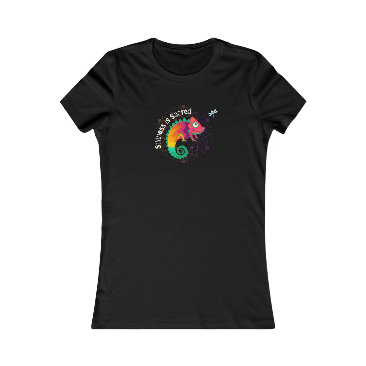 Tee Stillness is Sacred New Age Spiritual Trendy Fun Women's Favorite