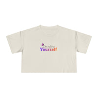 Load image into Gallery viewer, Feminist Girl Power Women's Crop Tee — Encouraging Women, Mother's Day Gift