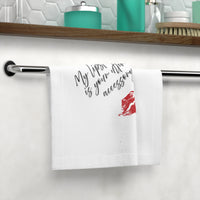 Load image into Gallery viewer, Face Towel - My Listick Stain Funny Gift for Boyfriend or Husband or for  Anniversary
