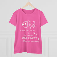 Load image into Gallery viewer, Casual Women&#39;s Tee, Comfortable Cotton Shirt, Everyday Wear, Perfect for Layering, Gift for Her, Fashionable Top
