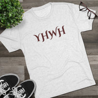 Load image into Gallery viewer, Christian Faith Tri-Blend Tee - YHWY Universe Breath Spiritual Tshirt

