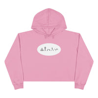 Load image into Gallery viewer, Crop Hoodie — Yoga Lovers Casual Cropped Hoodie