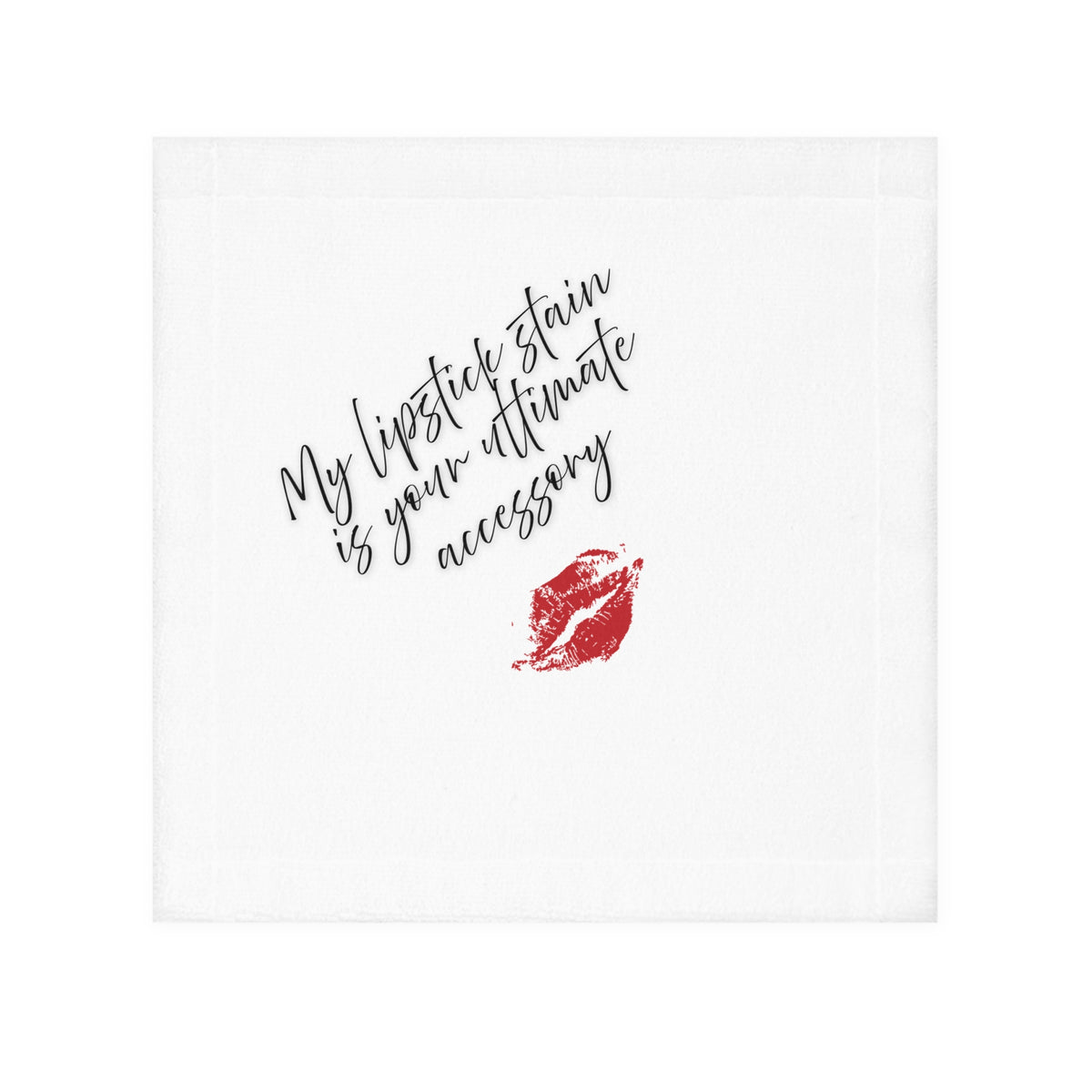 Face Towel - My Listick Stain Funny Gift for Boyfriend or Husband or for  Anniversary