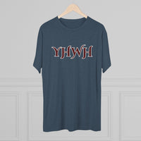 Load image into Gallery viewer, Christian Faith Tri-Blend Tee - YHWY Universe Breath Spiritual Tshirt
