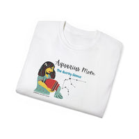 Load image into Gallery viewer, Aquarius Mom T-Shirt — "The Quirky Genius" Zodiac Mother's Day Gift