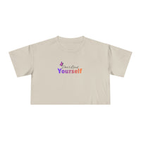 Load image into Gallery viewer, Feminist Girl Power Women's Crop Tee — Encouraging Women, Mother's Day Gift