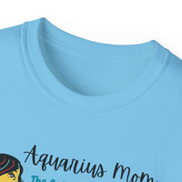 Load image into Gallery viewer, Aquarius Mom T-Shirt — "The Quirky Genius" Zodiac Mother's Day Gift