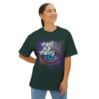 Load image into Gallery viewer, Third Eye Theory Unisex Tee for Spiritual Enthusiasts 4th density
