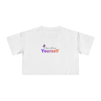 Load image into Gallery viewer, Feminist Girl Power Women's Crop Tee — Encouraging Women, Mother's Day Gift
