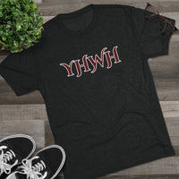 Load image into Gallery viewer, Christian Faith Tri-Blend Tee - YHWY Universe Breath Spiritual Tshirt
