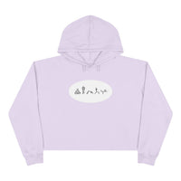 Load image into Gallery viewer, Crop Hoodie — Yoga Lovers Casual Cropped Hoodie