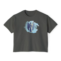 Load image into Gallery viewer, Angel Lovers Spiritual Tee — New Age Easter Boxy Women's Shirt