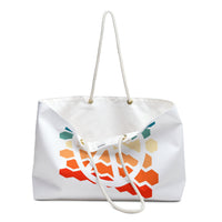 Load image into Gallery viewer, Peace Sign Weekender Bag - Boho Travel Tote for Adventure Lovers
