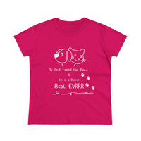 Load image into Gallery viewer, Paws Women&#39;s Tee for Animal Rescue, Enthusiasts, Pet Lover&#39;s Tee, Best Pet Parent Women&#39;s Tee, Cute Animal Lover Gift, Dog Mom Shirt, Cat Lover Apparel, Pet Adoption Awareness
