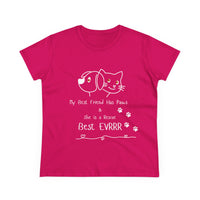 Load image into Gallery viewer, Casual Women&#39;s Tee, Comfortable Cotton Shirt, Everyday Wear, Perfect for Layering, Gift for Her, Fashionable Top
