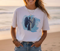 Load image into Gallery viewer, Angel Lovers Spiritual Tee — New Age Easter Boxy Women's Shirt