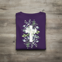 Load image into Gallery viewer, Resurrection &amp; Hope Women’s Tee — Celebrate Easter in Faith