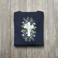 Load image into Gallery viewer, Resurrection &amp; Hope Women’s Tee — Celebrate Easter in Faith