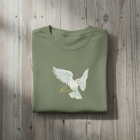 Load image into Gallery viewer, Christian Easter T-Shirt — 'Christ Consciousness' Women's Boyfriend Tee