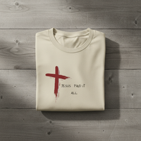 Load image into Gallery viewer, Jesus Paid It All Easter Tee — Christian Sunday Best T-Shirt