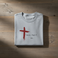 Load image into Gallery viewer, Jesus Paid It All Easter Tee — Christian Sunday Best T-Shirt