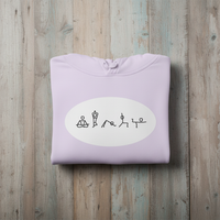 Load image into Gallery viewer, Crop Hoodie — Yoga Lovers Casual Cropped Hoodie