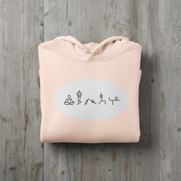 Load image into Gallery viewer, Crop Hoodie — Yoga Lovers Casual Cropped Hoodie