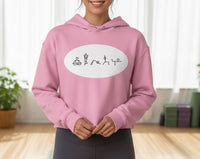 Load image into Gallery viewer, Crop Hoodie — Yoga Lovers Casual Cropped Hoodie